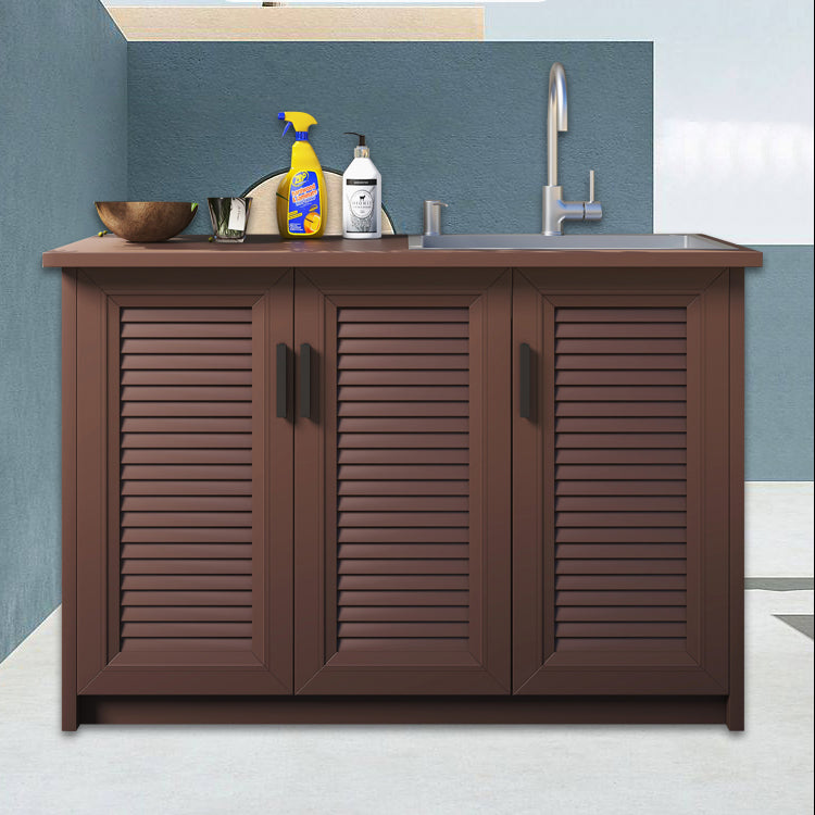 Gabinete de metal contemporáneo 31.49 "Gabinete de acento de altura con puerta