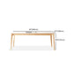 Contemporary Rectangular White Stone Dining Table with 4 Foot Clearhalo 'Dining Tables & Seating' 'Dining Tables' 'dining_table' 'furn' 'furn_dining_table' 'Furniture' 'Kitchen & Dining Furniture' 7732829