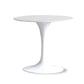 Modern Round Dining Table Faux Marble Tabletop for 2 Persons