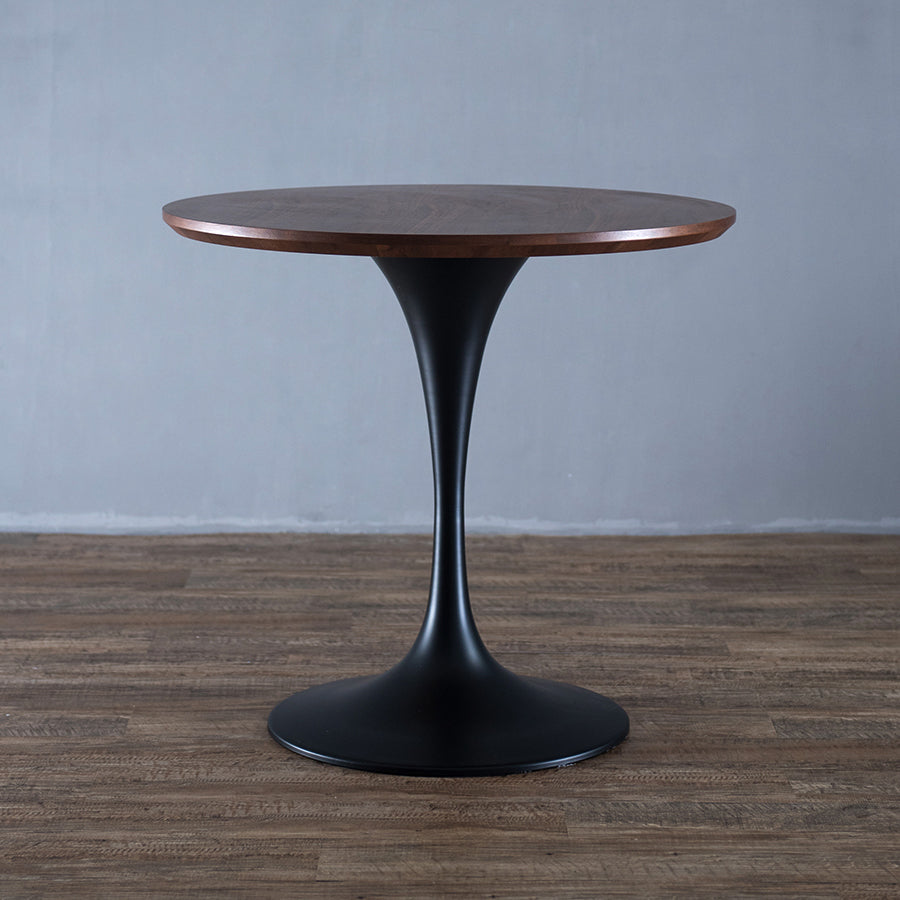 Modern Round Wood Tabletop Metal Tulip Base Dining Table for Dining Room