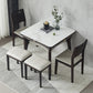 Modern Extendable Stone Drop Leaf Folding Square Dining Table for Dining Room Clearhalo 'Dining Tables & Seating' 'Dining Tables' 'dining_table' 'furn' 'furn_dining_table' 'Furniture' 'Kitchen & Dining Furniture' 7732979