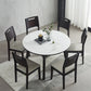 Modern Extendable Stone Drop Leaf Folding Square Dining Table for Dining Room Clearhalo 'Dining Tables & Seating' 'Dining Tables' 'dining_table' 'furn' 'furn_dining_table' 'Furniture' 'Kitchen & Dining Furniture' 7732981