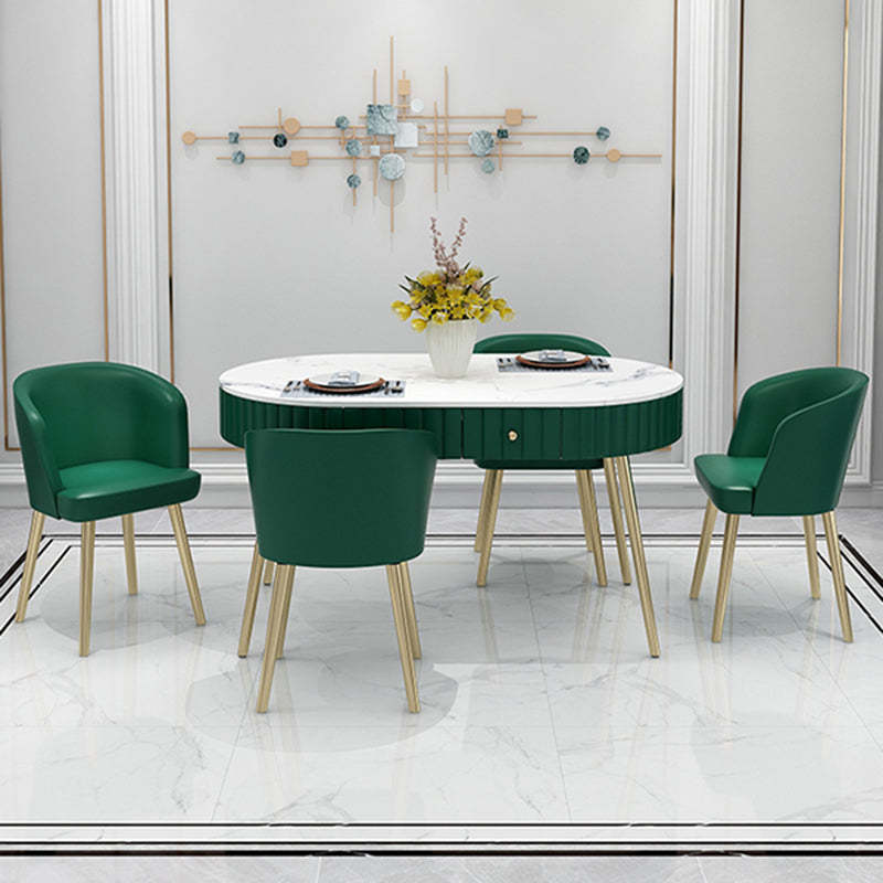 4/5 pièces OVAL BLANC STONE EN SIGNE SEAU POUR LA MAISON pour la maison