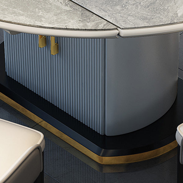 1/5/7 Stück zeitgenössischer Esszimmerstuhl und Tischset zeitgenössischer Stil