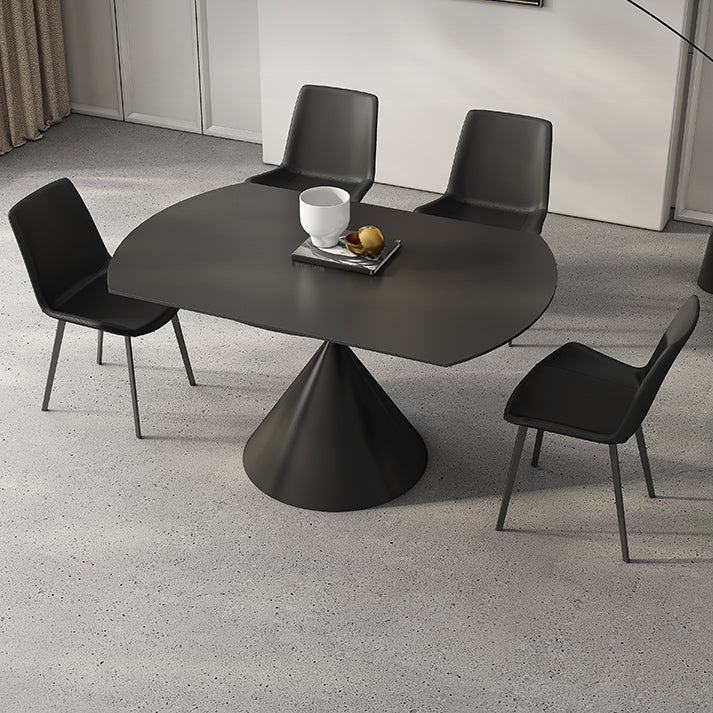 1/5/7/9 pezzi Set da pranzo a foglia di goccia in pietra sinterizzato per casa