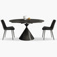 1/5/7/9 Pieces Sintered Stone Top Drop Leaf Dining Set for Home