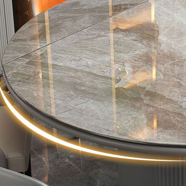 5/7 piezas silla de comedor contemporánea y mesa para el hogar