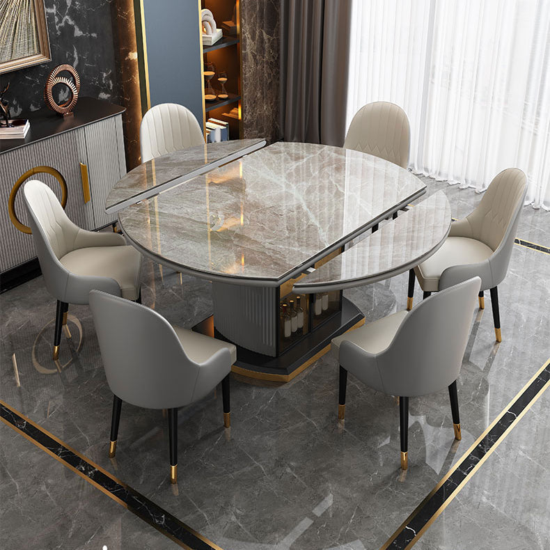 5/7 piezas silla de comedor contemporánea y mesa para el hogar