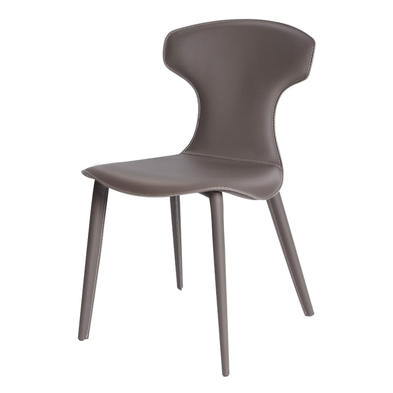 Contemporary Faux Leather Dining and Accent Chairs for Kitchen Clearhalo 'Dining Chairs' 'Dining Tables & Seating' 'dining_chair' 'furn' 'furn_dining_chair' 'Furniture' 'Kitchen & Dining Furniture' 7733349