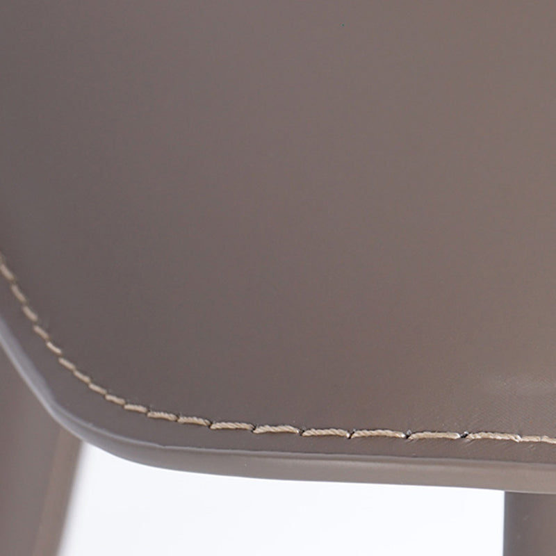 Contemporary Faux Leather Dining and Accent Chairs for Kitchen Clearhalo 'Dining Chairs' 'Dining Tables & Seating' 'dining_chair' 'furn' 'furn_dining_chair' 'Furniture' 'Kitchen & Dining Furniture' 7733354