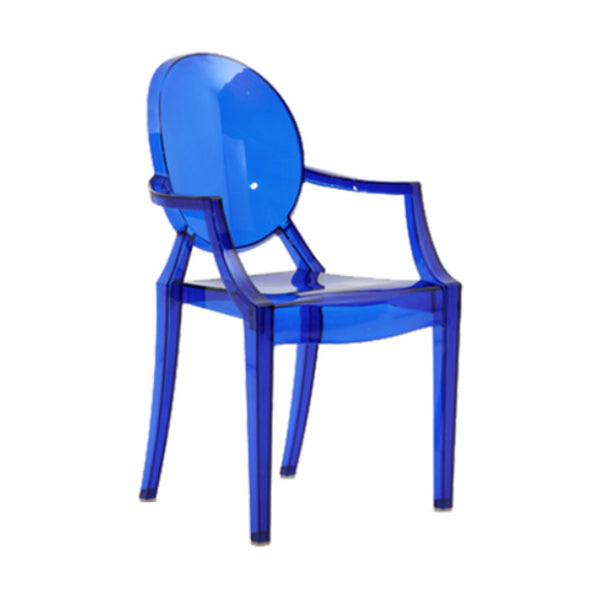 Zeitgenössischer Esszimmer Plastik König Louis Back Essstuhl