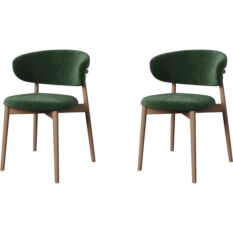 Esszimmer zeitgenössischer gepolsterter offener Essneitenstuhl