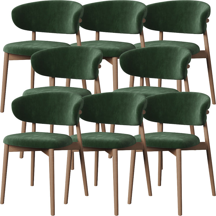 Esszimmer zeitgenössischer gepolsterter offener Essneitenstuhl