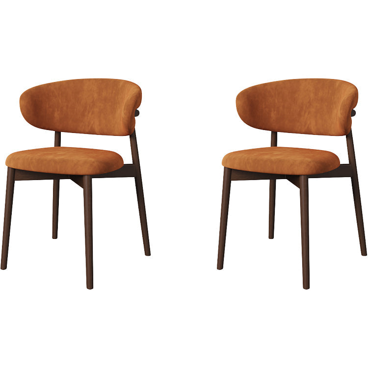 Esszimmer zeitgenössischer gepolsterter offener Essneitenstuhl