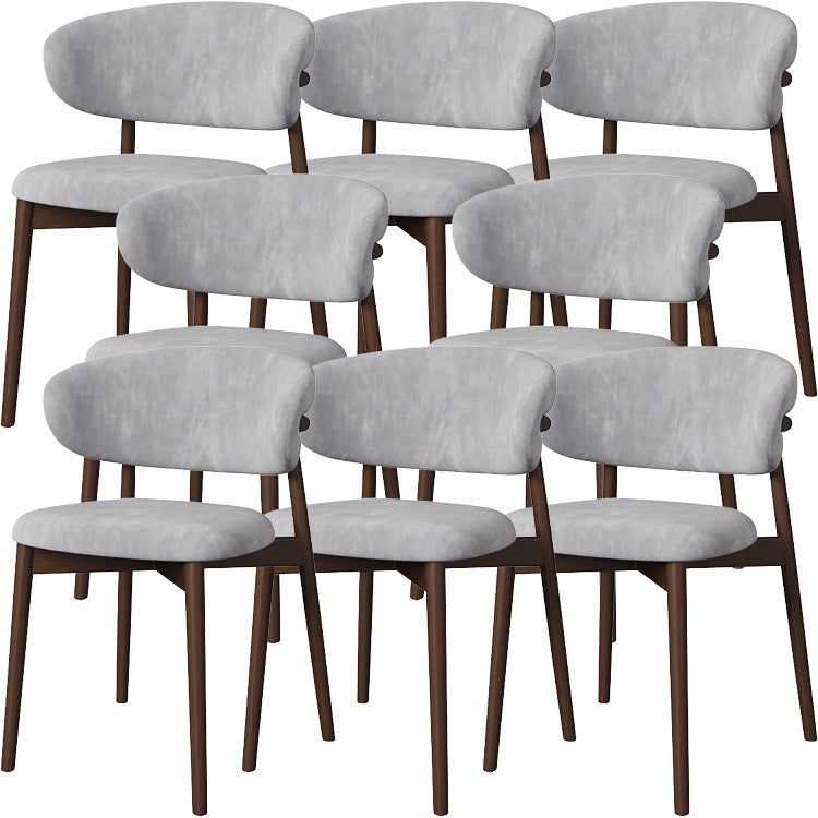 Esszimmer zeitgenössischer gepolsterter offener Essneitenstuhl