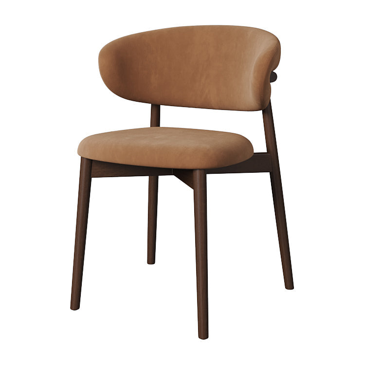 Esszimmer zeitgenössischer gepolsterter offener Essneitenstuhl