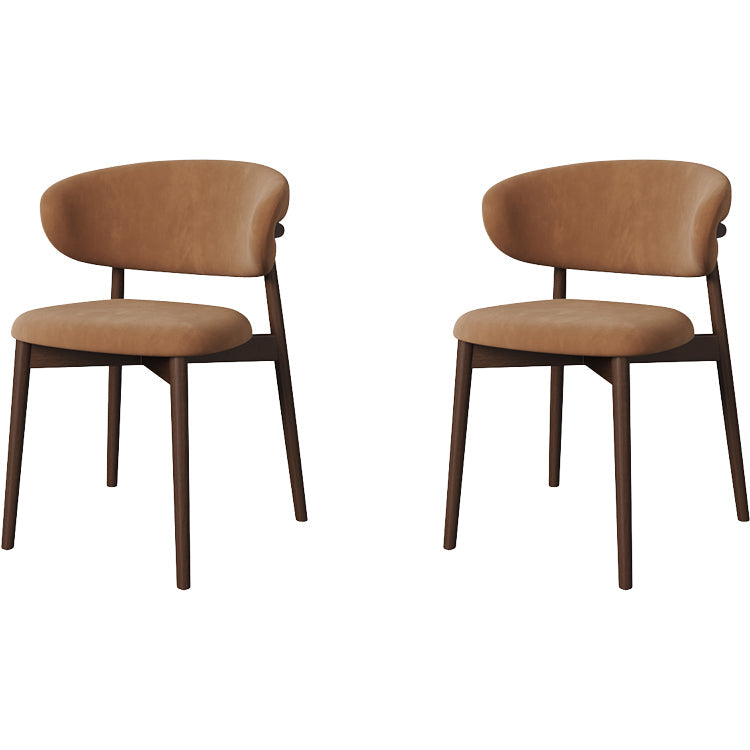 Esszimmer zeitgenössischer gepolsterter offener Essneitenstuhl