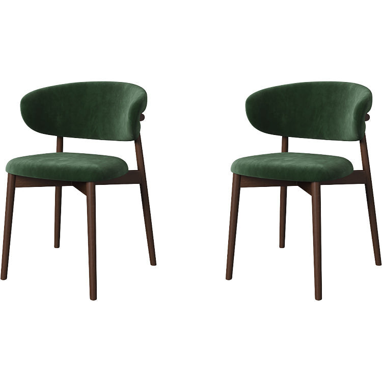 Esszimmer zeitgenössischer gepolsterter offener Essneitenstuhl