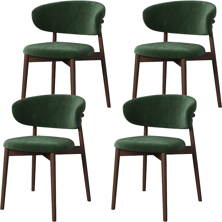 Esszimmer zeitgenössischer gepolsterter offener Essneitenstuhl