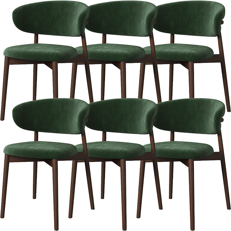 Esszimmer zeitgenössischer gepolsterter offener Essneitenstuhl