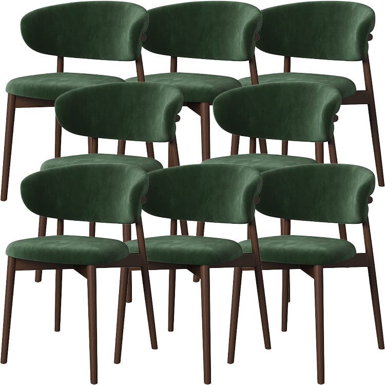 Esszimmer zeitgenössischer gepolsterter offener Essneitenstuhl