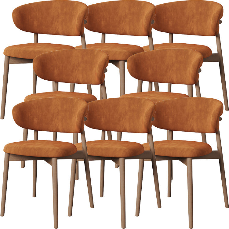 Esszimmer zeitgenössischer gepolsterter offener Essneitenstuhl