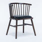 Modern Style Slat Back Solid Wood Dining Arm Chair for Home Use Dark Walnut 1 Piece Clearhalo 'Dining Chairs' 'Dining Tables & Seating' 'dining_chair' 'furn' 'furn_dining_chair' 'Furniture' 'Kitchen & Dining Furniture' 7733867