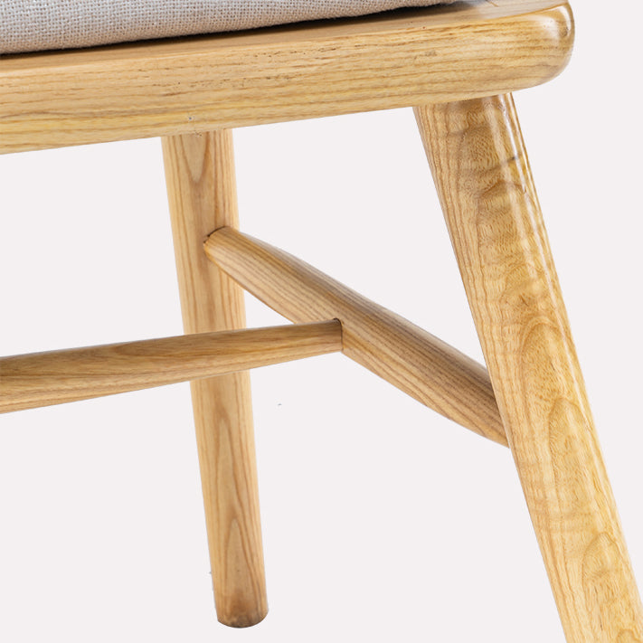 Modern Style Slat Back Solid Wood Dining Arm Chair for Home Use Clearhalo 'Dining Chairs' 'Dining Tables & Seating' 'dining_chair' 'furn' 'furn_dining_chair' 'Furniture' 'Kitchen & Dining Furniture' 7733873