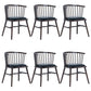 Modern Style Slat Back Solid Wood Dining Arm Chair for Home Use Dark Walnut 6 Piece Set Clearhalo 'Dining Chairs' 'Dining Tables & Seating' 'dining_chair' 'furn' 'furn_dining_chair' 'Furniture' 'Kitchen & Dining Furniture' 7733874