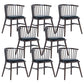 Modern Style Slat Back Solid Wood Dining Arm Chair for Home Use Dark Walnut 8 Piece Set Clearhalo 'Dining Chairs' 'Dining Tables & Seating' 'dining_chair' 'furn' 'furn_dining_chair' 'Furniture' 'Kitchen & Dining Furniture' 7733875