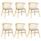 Modern Style Slat Back Solid Wood Dining Arm Chair for Home Use Natural 6 Piece Set Clearhalo 'Dining Chairs' 'Dining Tables & Seating' 'dining_chair' 'furn' 'furn_dining_chair' 'Furniture' 'Kitchen & Dining Furniture' 7733879