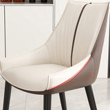 Glam Style Parsons Back Upholstered 4 Legs Home Use Dining Side Chair Clearhalo 'Dining Chairs' 'Dining Tables & Seating' 'dining_chair' 'furn' 'furn_dining_chair' 'Furniture' 'Kitchen & Dining Furniture' 7733894