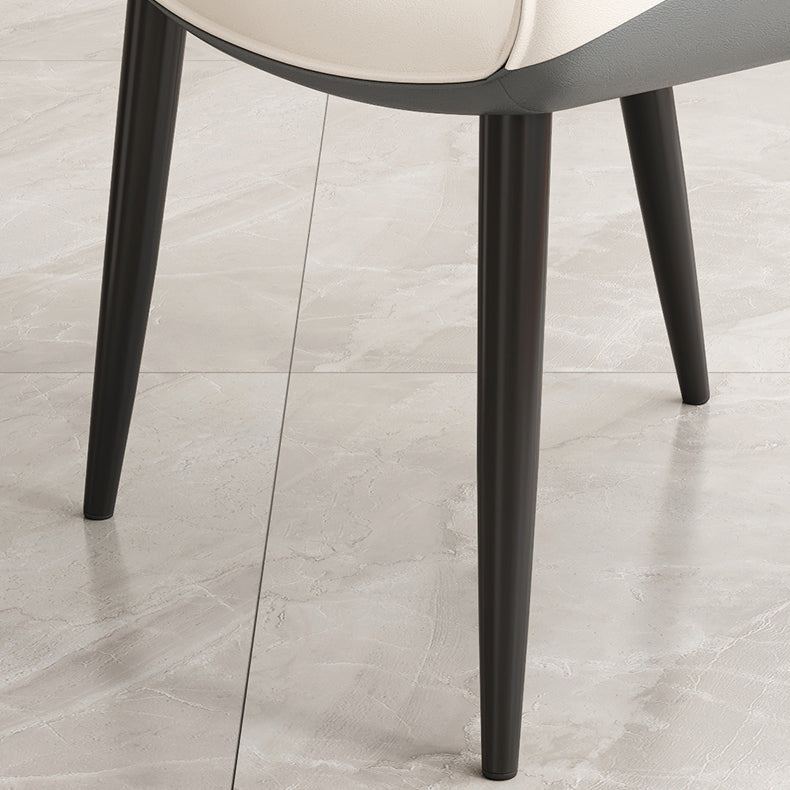 Glam Style Parsons Back Upholstered 4 Legs Home Use Dining Side Chair Clearhalo 'Dining Chairs' 'Dining Tables & Seating' 'dining_chair' 'furn' 'furn_dining_chair' 'Furniture' 'Kitchen & Dining Furniture' 7733896