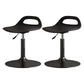 Modern Adjustable Height Swivel Low Back Bar Stools with Metal Base