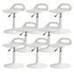 Modern Adjustable Height Swivel Low Back Bar Stools with Metal Base