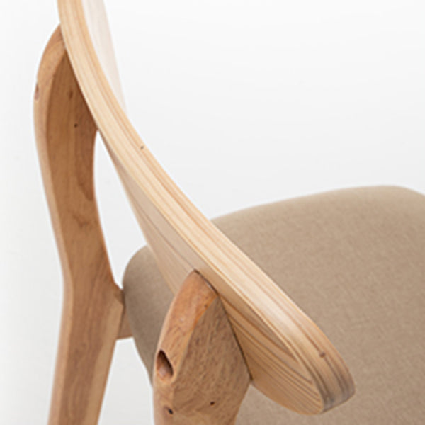 Modern Rubberwood Indoor Bar Stools Natural Finish with Backrest Clearhalo 'Bar Furniture' 'Bar Stools' 'bar_stools' 'furn' 'furn_bar_stools' 'Furniture' 'Kitchen & Dining Furniture' 7734251