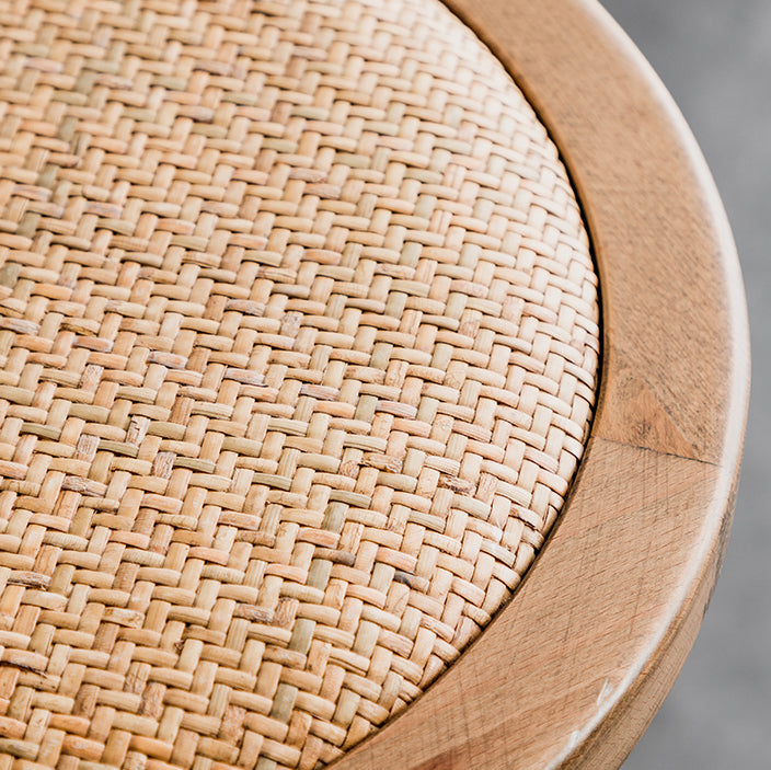 Moderner Holz im Rückenlehne Schalter hoher Stuhl mit 4 Beinen