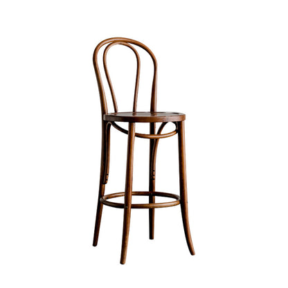 Moderner Holz im Rückenlehne Schalter hoher Stuhl mit 4 Beinen