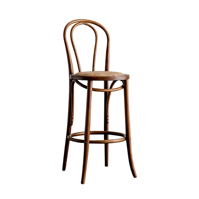 Moderner Holz im Rückenlehne Schalter hoher Stuhl mit 4 Beinen