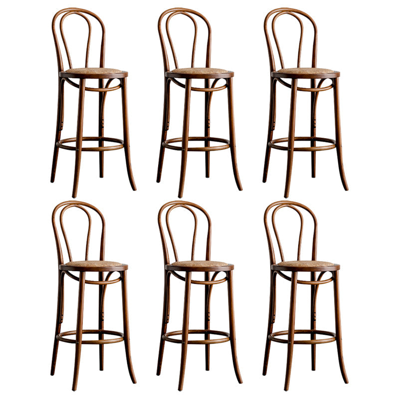 Moderner Holz im Rückenlehne Schalter hoher Stuhl mit 4 Beinen