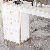 Contemporary Style 1/2/3 Pieces Stone Rectangular Bar Table Set for Indoor