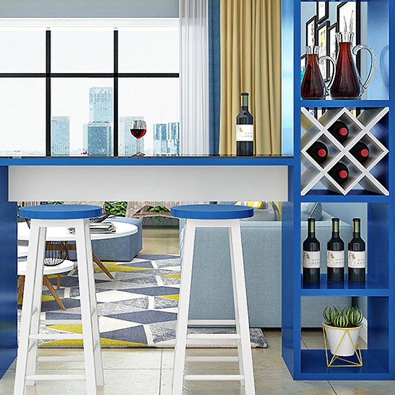 Contemporary Glass Top Rectangle Bar Table for Kitchen Dining Room Clearhalo 'Bar Furniture' 'Bar Tables' 'bar_tables' 'furn' 'furn_bar_tables' 'Furniture' 'Kitchen & Dining Furniture' 7734807