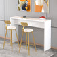 Contemporary Rectangle Double Pedestal Bar Table for Kitchen Dining Room Clearhalo 'Bar Furniture' 'Bar Tables' 'bar_tables' 'furn' 'furn_bar_tables' 'Furniture' 'Kitchen & Dining Furniture' 7734812
