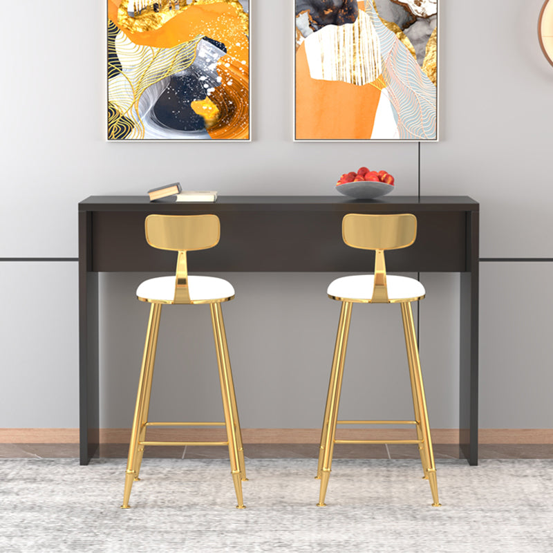 Contemporary Rectangle Double Pedestal Bar Table for Kitchen Dining Room Clearhalo 'Bar Furniture' 'Bar Tables' 'bar_tables' 'furn' 'furn_bar_tables' 'Furniture' 'Kitchen & Dining Furniture' 7734817