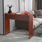 Contemporary Rectangle Double Pedestal Bar Table for Kitchen Dining Room Red Brown Without Chairs Clearhalo 'Bar Furniture' 'Bar Tables' 'bar_tables' 'furn' 'furn_bar_tables' 'Furniture' 'Kitchen & Dining Furniture' 7734818