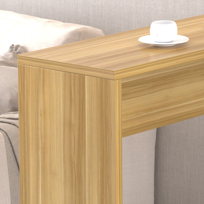 Contemporary Rectangle Double Pedestal Bar Table for Kitchen Dining Room Clearhalo 'Bar Furniture' 'Bar Tables' 'bar_tables' 'furn' 'furn_bar_tables' 'Furniture' 'Kitchen & Dining Furniture' 7734823