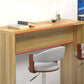 Contemporary Rectangle Double Pedestal Bar Table for Kitchen Dining Room Clearhalo 'Bar Furniture' 'Bar Tables' 'bar_tables' 'furn' 'furn_bar_tables' 'Furniture' 'Kitchen & Dining Furniture' 7734824