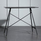 Modern Living Room Rectangle Wooden Trestle Bar Dining Table