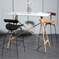 Modern Living Room Rectangle Wooden Trestle Bar Dining Table