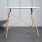 Modern Living Room Rectangle Wooden Trestle Bar Dining Table